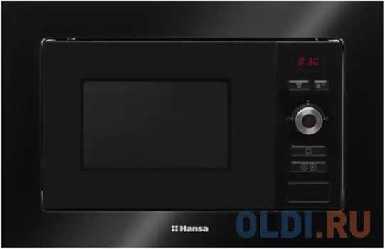 Встраиваемая микроволновая печь Hansa AMM20BESH 800 Вт чёрный
