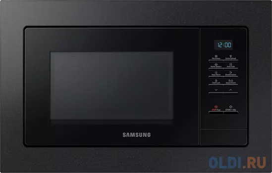 Встраиваемая микроволновая печь Samsung MS20A7013AB/BW 850 Вт чёрный