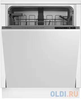 Встраиваемая посудомоечная машина HOTPOINT HI 4C66, полноразмерная, ширина 59.8см, полновстраиваемая, загрузка 14 комплектов