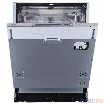 Встраиваемая посудомоечная машина полноразмерная, 60 см, выдвижной лоток для столовых приборов, 7 программ, 14 комплектов, 60 см, дисплей, таймер 1-24
