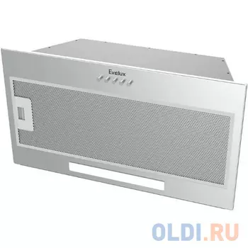 Встраиваемая вытяжка, полновстраиваемая в шкаф, 60 см, отвод/циркуляция, механический контроль, 3 скорости работы, производительность 860 м3/ч, LED о