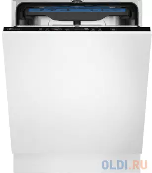 Встраиваемые посудомоечные машины ELECTROLUX/ загрузка на 14 комплектов посуды, сенсорное управление, 7 программ, 59.6x55x82 см, черный цвет, сушка: с
