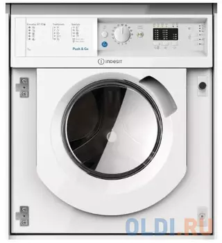 Встраиваемые стиральные машины Indesit/ 60х54х82, Загрузка 7 кг, 1200 об/мин, 16 программ, быстрая стирка, таймер
