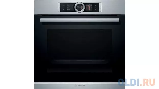 Встраиваемый электрический духовой шкаф Bosch HBG656RS1M Series 8, 595 x 594 x 548, 71 л, 3600 Вт, 13 режимов работы, гриль, EcoClean, 4D HotAir
