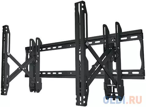 [VW46G2] Настенное крепление для видеостен Wize VW46G2 с выдвижным механизмом, технология push in-pop out, для 37 60+, Max VESA 800x400 мм, до 91 кг, расстояние от стены 8-27 см, вертикальное/горизонтальное выравнивание, защита от кражи,черн.