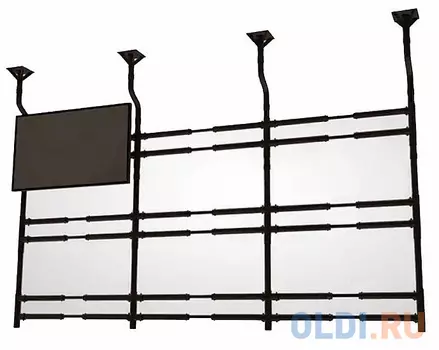 [VWC60] Модуль Wize VWC60 для потолочной видеостены для дисплеев 47"-60"+, Max VESA 800x600 мм, нагрузка на один модуль 45 кг, черн.