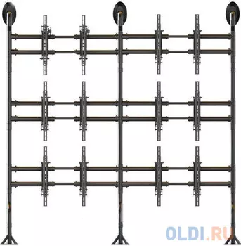 [VWFW60] Модуль Wize VWFW60 для напольно-настенной видеостены для дисплеев 47"-60"+, Max VESA 800x600 мм, нагрузка на один модуль 45 кг, чер