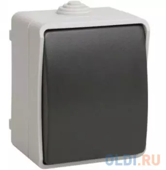 Выключатель IEK EVS10-K03-10-54-DC 10 A серый черный