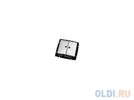 Выключатель Legrand Valena 2-клавишный с подсветкой 774428