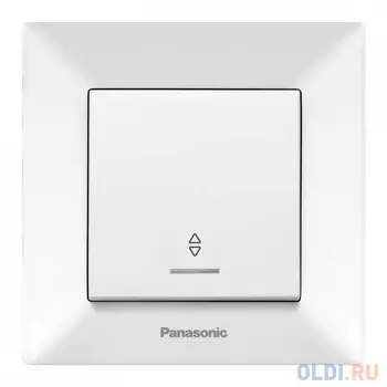 Выключатель Panasonic Arkedia скрыт. 1кл. IP20 белый глянцевый (упак.:1шт) (WMTC00042WH-RU)