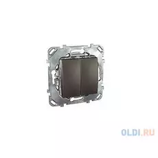 Выключатель Schneider Electric 2-клавишный графит MGU5.211.12ZD