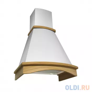 Вытяжка каминная Elikor FL6634W1 белый/дуб неокр.