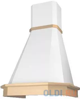 Вытяжка каминная Elikor Грань 60П-650-П3Л бежевый без обрамления