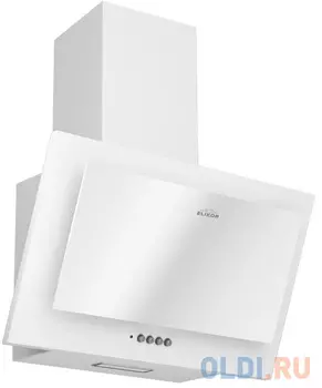 Вытяжка каминная Elikor Коралл 60П-430-К3Д белый управление: кнопочное (1 мотор)