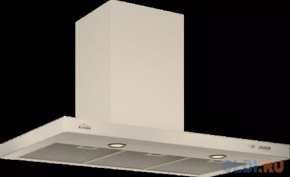 Вытяжка каминная Elikor KVADRA 90P-650-K3D топленое молоко