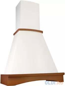 Вытяжка каминная Elikor Ротонда 60П-650-П3Л бук/орех бежевый