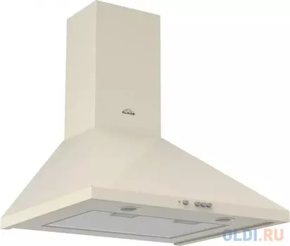 Вытяжка каминная Elikor Вента 60П-650-К3Д бежевый управление: кнопочное (1 мотор)