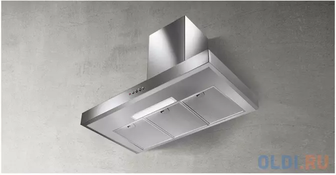 Вытяжка каминная Faber Gemma PB SRM X A90 нержавеющая сталь управление: кнопочное (1 мотор)