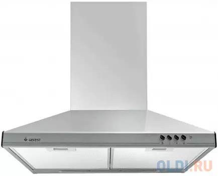 Вытяжка каминная Gefest ВО 10 К44 серебристый