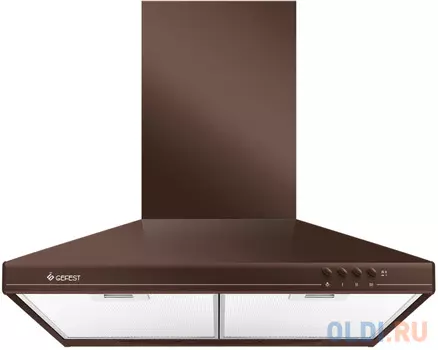 Вытяжка каминная Gefest ВО 10 К47 коричневый