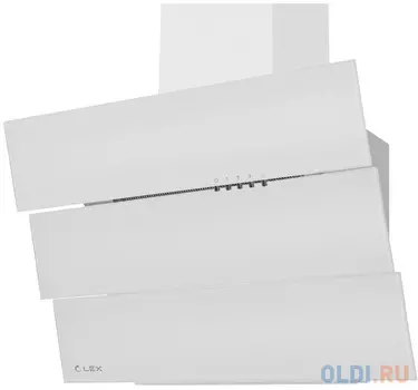 Вытяжка каминная Lex Rio G 600 белый управление: кнопочное (1 мотор)