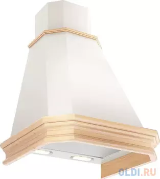 Вытяжка купольная Elikor Пергола 60П-650-П3Л бежевый/дуб бел патина