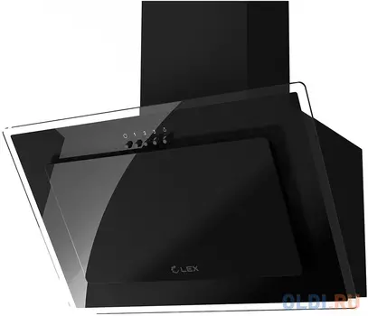 Вытяжка LEX MIKA G 500 BLACK 29.7x80.1x49.5см, 46 дБ, 100Вт, 700 м3/ч