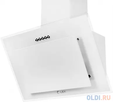 Вытяжка LEX MIKA G 500 WHITE 29.7x80.1x49.5см, 46 дБ, 100Вт, 700 м3/ч