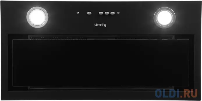 Вытяжка встраиваемая Domfy DM6036BB BG черный управление: кнопочное (1 мотор)