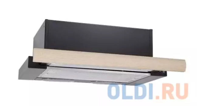 Вытяжка встраиваемая Elikor 60П-400-В2Л черный