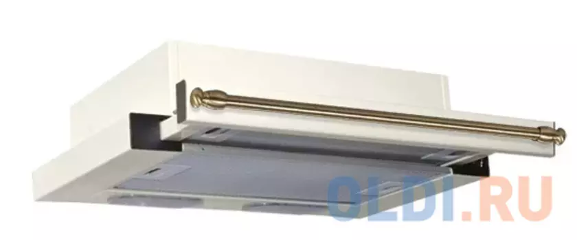 Вытяжка встраиваемая Elikor 60П-400-В2Л молоко/бронза