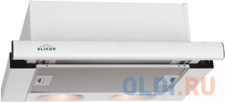 Вытяжка встраиваемая Elikor Интегра 60П-400-В2Л белый
