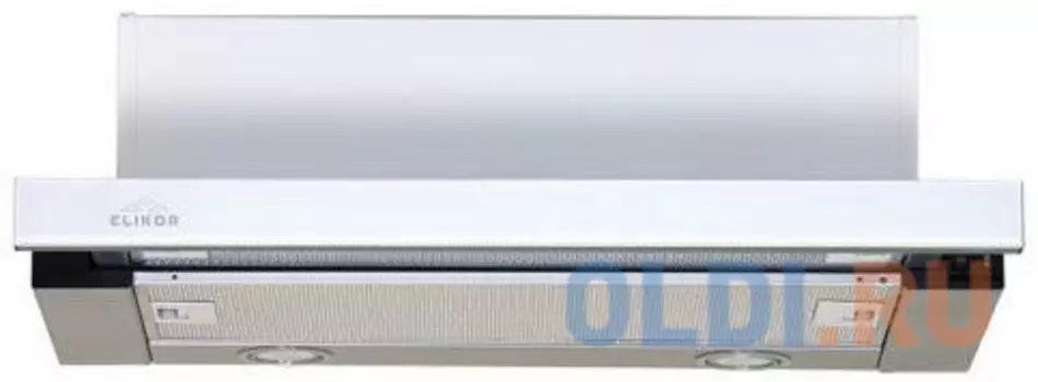 Вытяжка встраиваемая Elikor Интегра Glass нержавеющая сталь