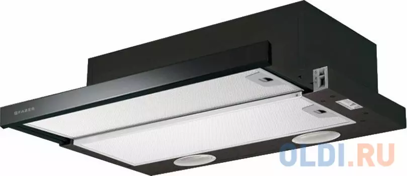 Вытяжка встраиваемая Faber FLEXA GLASS BK A60 черный