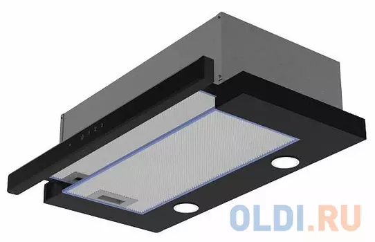 Вытяжка встраиваемая Korting KHP 6670 GN черный