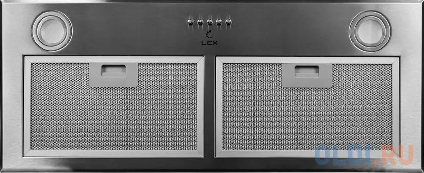 Вытяжка встраиваемая Lex GS Bloc P 900 IX нержавеющая сталь управление: кнопочное (1 мотор)