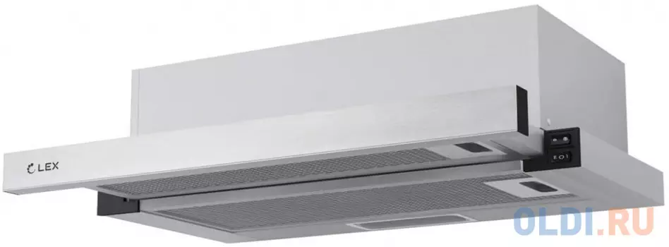 Вытяжка встраиваемая LEX Hubble 2M 600 нержавеющая сталь