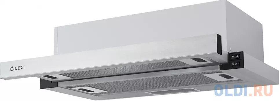 Вытяжка встраиваемая LEX Hubble 500 нержавеющая сталь