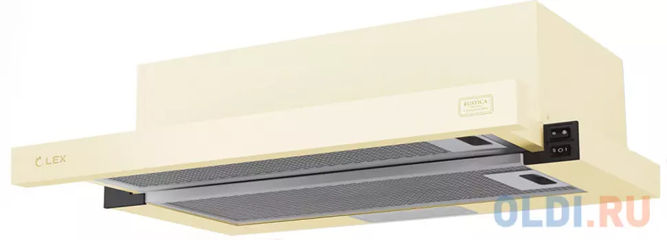Вытяжка встраиваемая LEX Hubble 600 Ivory бежевый
