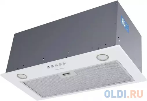 Вытяжка встраиваемая Maunfeld Crosby Power 50 белый управление: кнопочное (1 мотор)