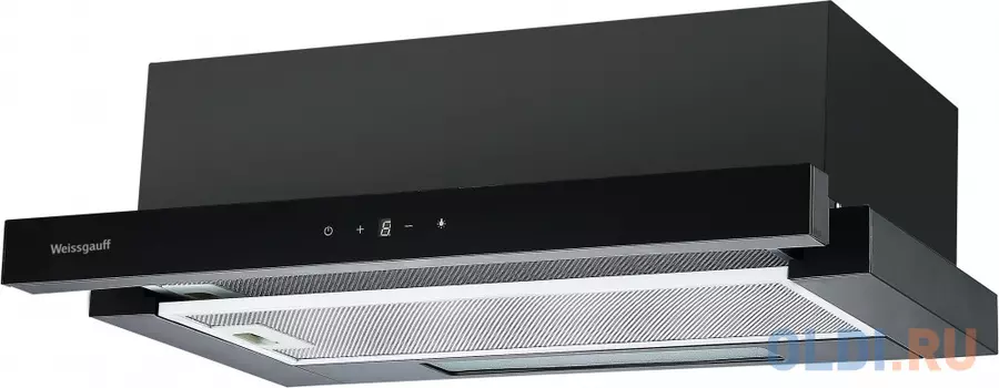 Вытяжка встраиваемая Weissgauff TEL 06 TC BL черный