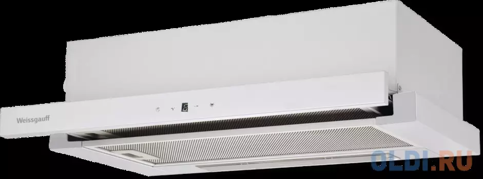 Вытяжка встраиваемая Weissgauff TEL 06 TC WH белый