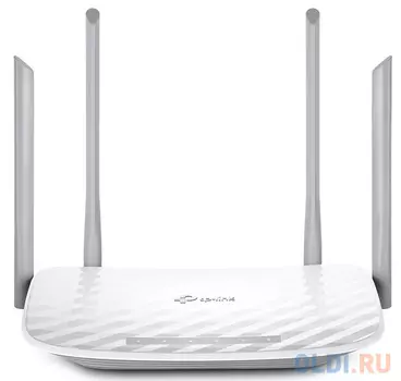 Wi-Fi роутер TP-LINK ARCHER C5(ISP) 802.11abgnac 1167Mbps 2.4 ГГц 5 ГГц 4xLAN белый