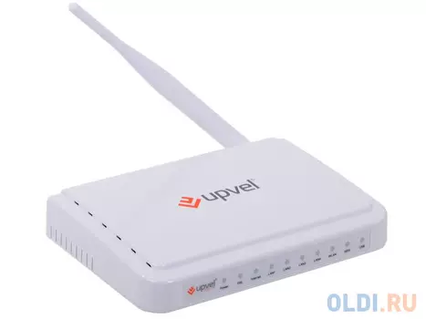 Маршрутизатор UPVEL UR-344AN4G+ Универсальный ADSL/Ethernet/3G/4G Annex A, 4xLAN, 1xWAN, USB порт, Wi-Fi 150Mbit/s, антенна 5дБи, IP-TV