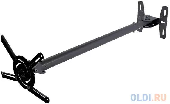 Кронштейн Wize WPD-B черный Универсальный потолочный комплект Макс. крепежное расстояние 260х260, макс. вес нагрузки 12 кг, Наклон,поворот °+/-15, рас