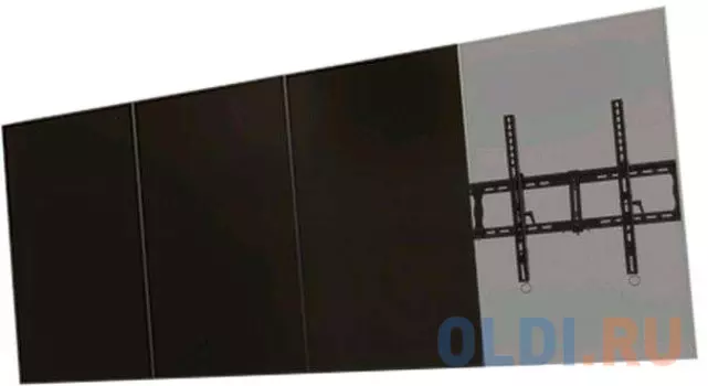 [WMP55] Модуль для расширяемой системы Wize для настенного крепления потретной ориентации для дисплеев 50"-55" VESA 400x800, наклон +15/-5°,