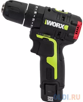 WORX Professional дрель-шуруповерт аккумуляторный ударный бесщеточный 12В, 40Нм, 2Ач х2, ЗУ, сумка WU131X