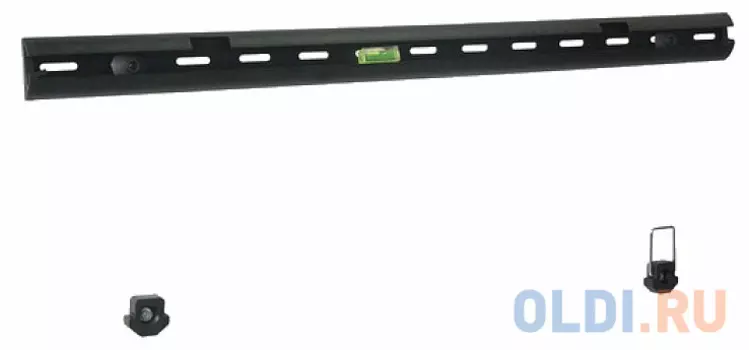 [WU65] Универсальное фиксированное настенное крепление Wize WU65 для 37"-65"+ LED телевизоров, VESA 800x600, расстояние от стены 2 см, встроенный уровень, до 60 кг, черн., розн. упаковка