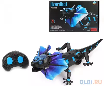 Ящерица р/у, 3 канала, свет, звук, ИК пульт, сенсор.управление 3 режима, эл.пит.АAА*7шт.не вх.в комп