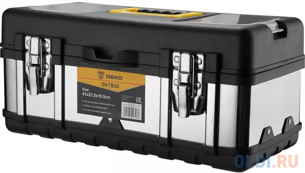 Ящик для инстр. Deko DKTB30 1отд. черный/серый (065-0835)